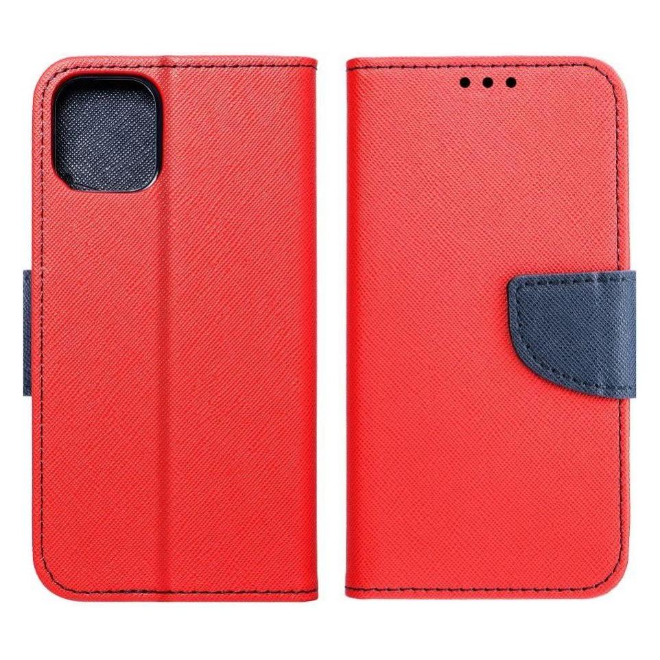 OEM Book case FANCY Book case for XIAOMI Redmi Note 14 PRO 5G / 14 PRO PLUS 5G red / navy (Xiaomi Redmi Note 14 Pro 5G) (56667553)
