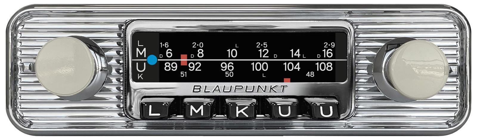 Blaupunkt Frankfurt Stereo Classic 1-DIN retro autoradio met Bluetooth, MP3 en DAB