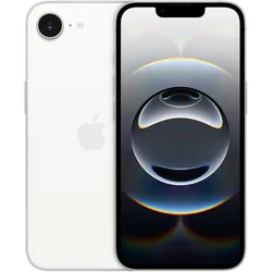 Apple iPhone 16e (512 GB, White, 6.10", Dual SIM, 5G), Smartphone, Weiss