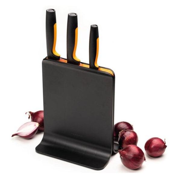 Fiskars FF set of 3 knives in a plastic case (1057555)