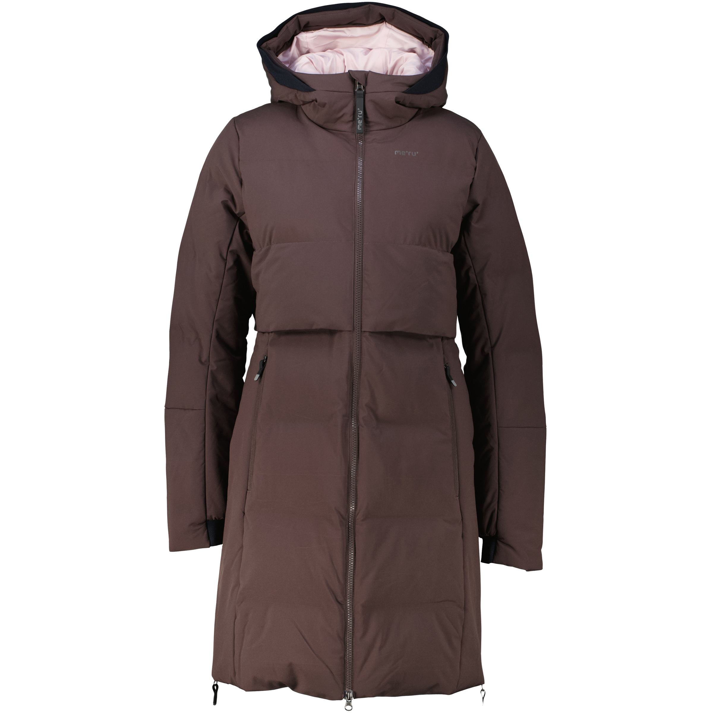 Bergzeit Basics Meru Vetlanda Mantel Damen Winterjacke braun Größe S Lifestyle Wasserabweisend Wasserabweisend