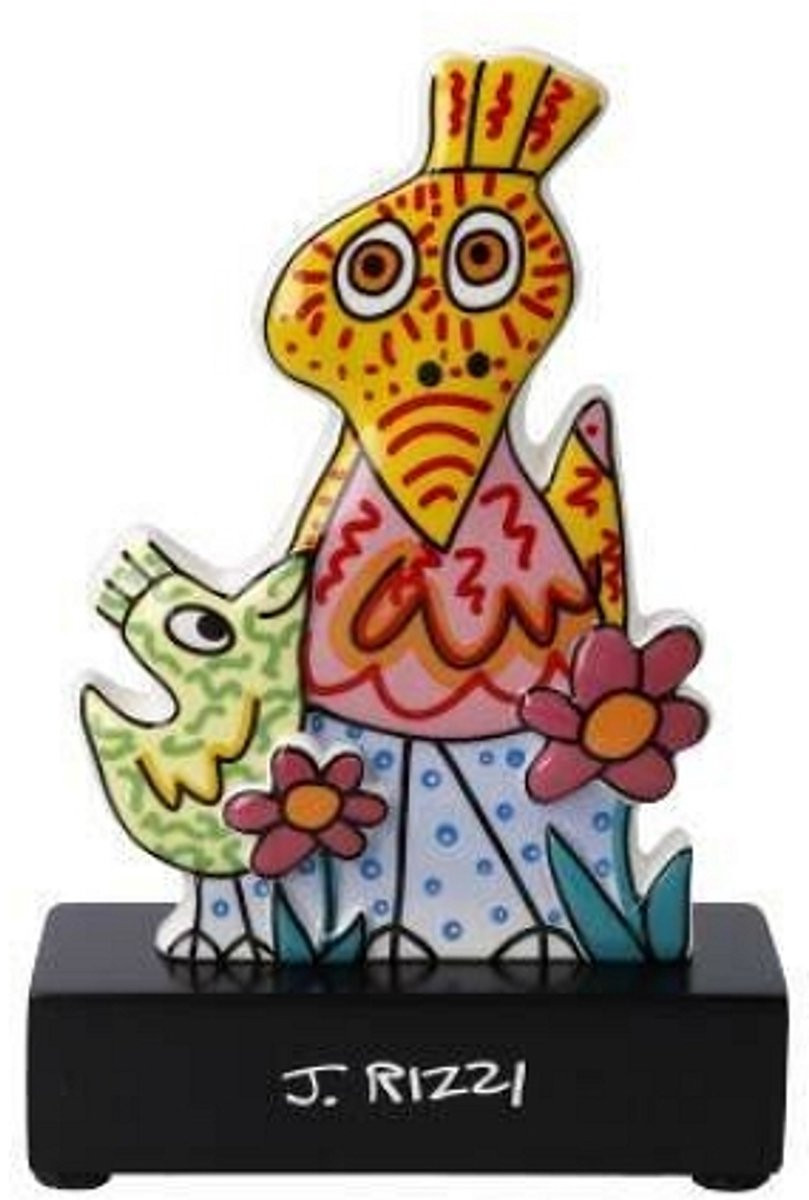 Goebel James Rizzi Decoratief beeld Mommy is the best 14 Pop Art Porselein 14 cm