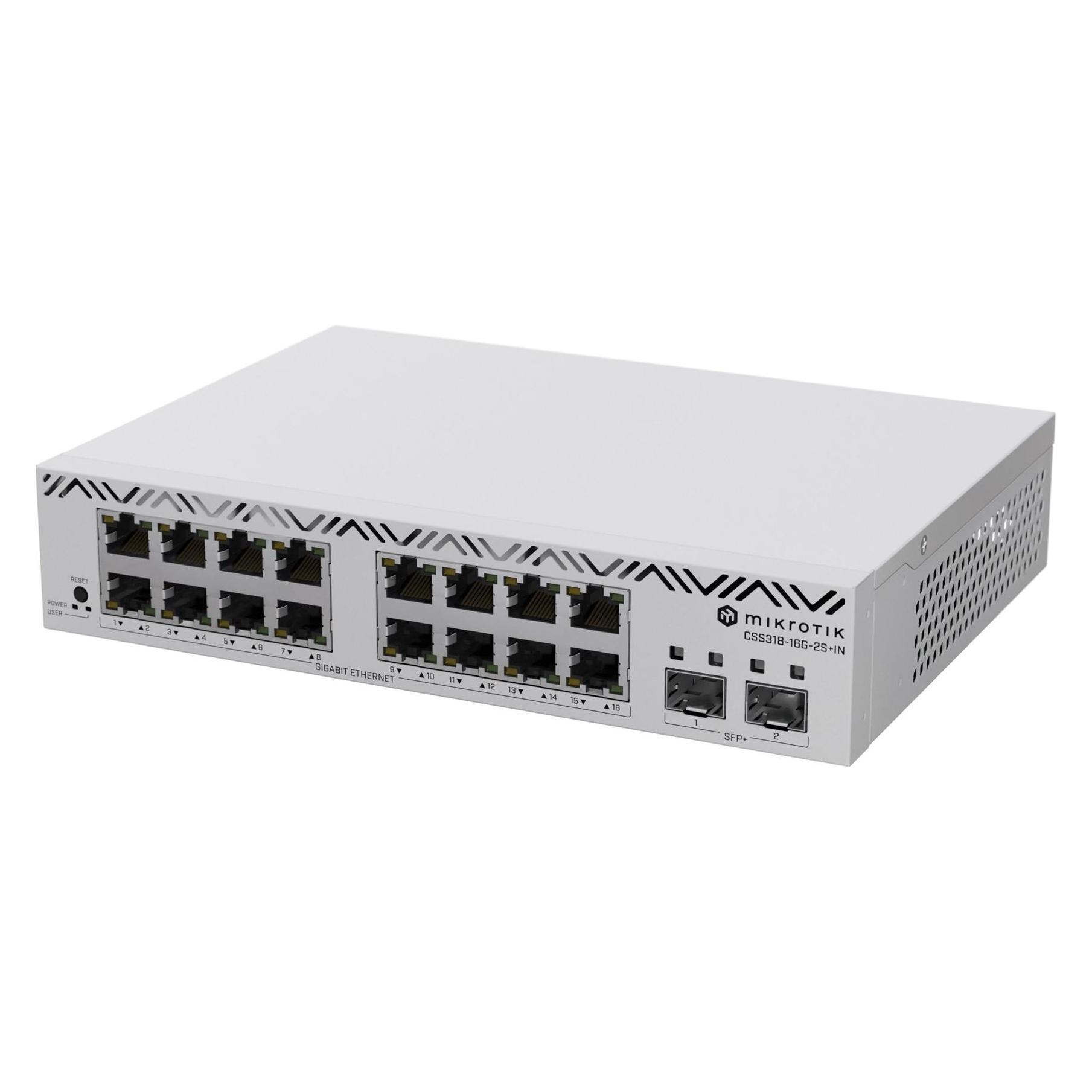 MikroTik CSS318-16G-2S+IN (18 Ports) (CSS318-16G-2S+IN)