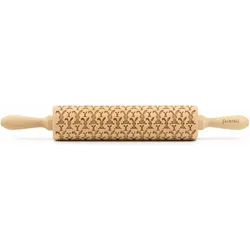 Folkroll Osterhasen, gross, 43 cm, Wallholz, Braun