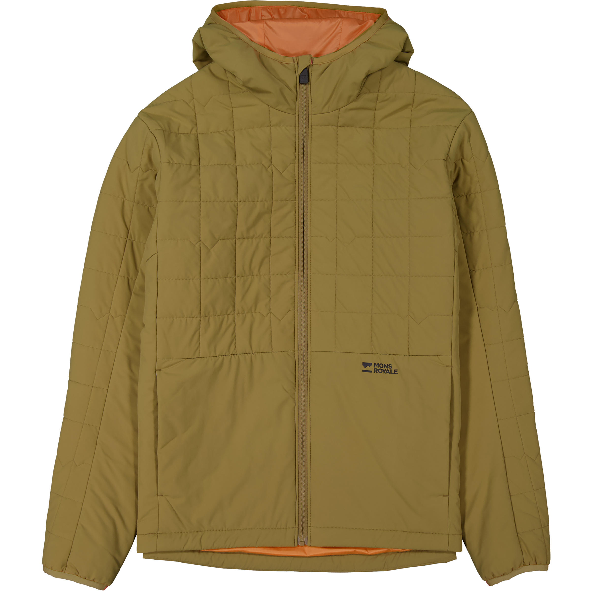 Mons Royale Canyon Merino Herren Isolationsjacke oliv Größe S Trekking Windabweisend Wasserabweisend
