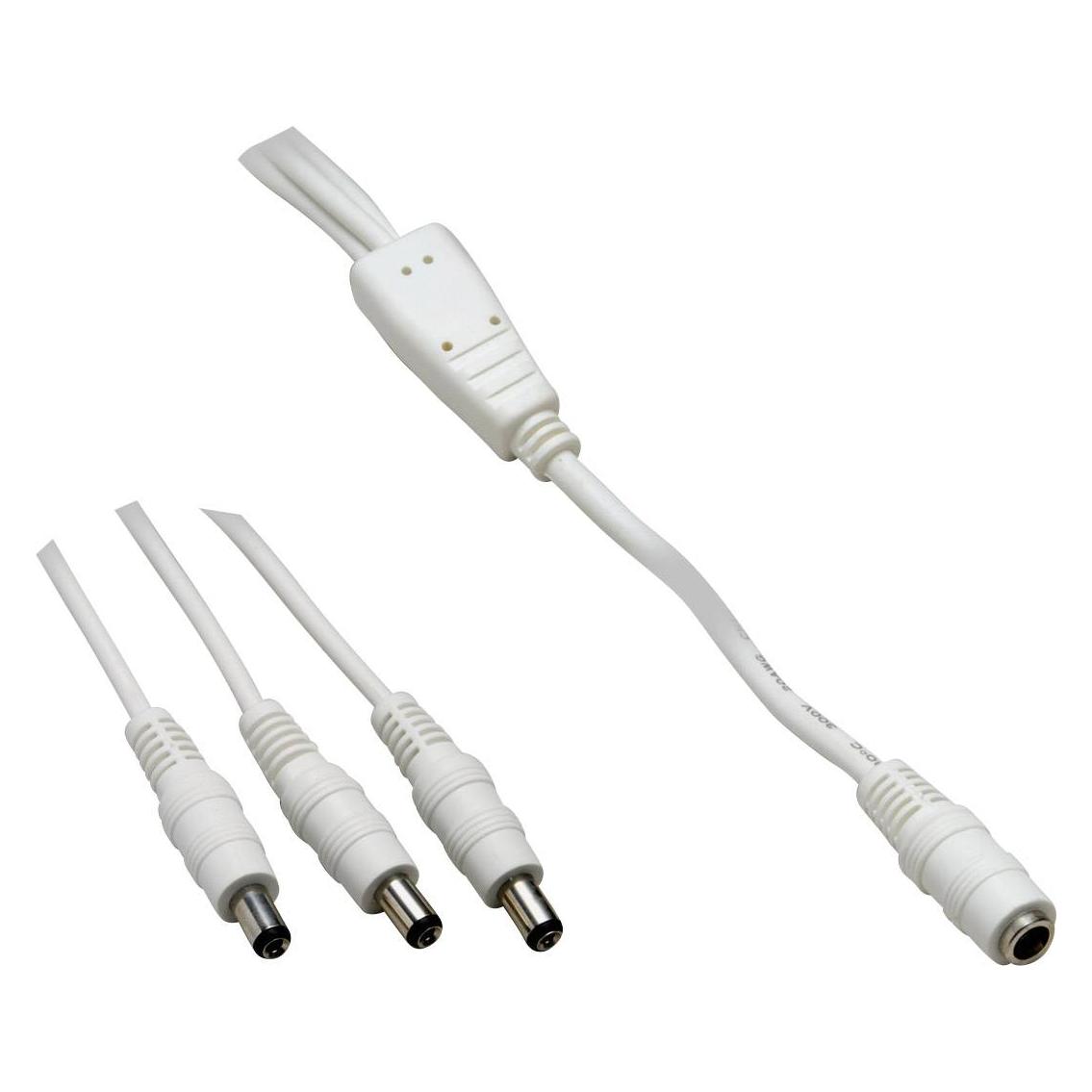 Voltcraft Niedervolt- 1x DC-Kupplung auf 3 x DC Stecker (072981C)