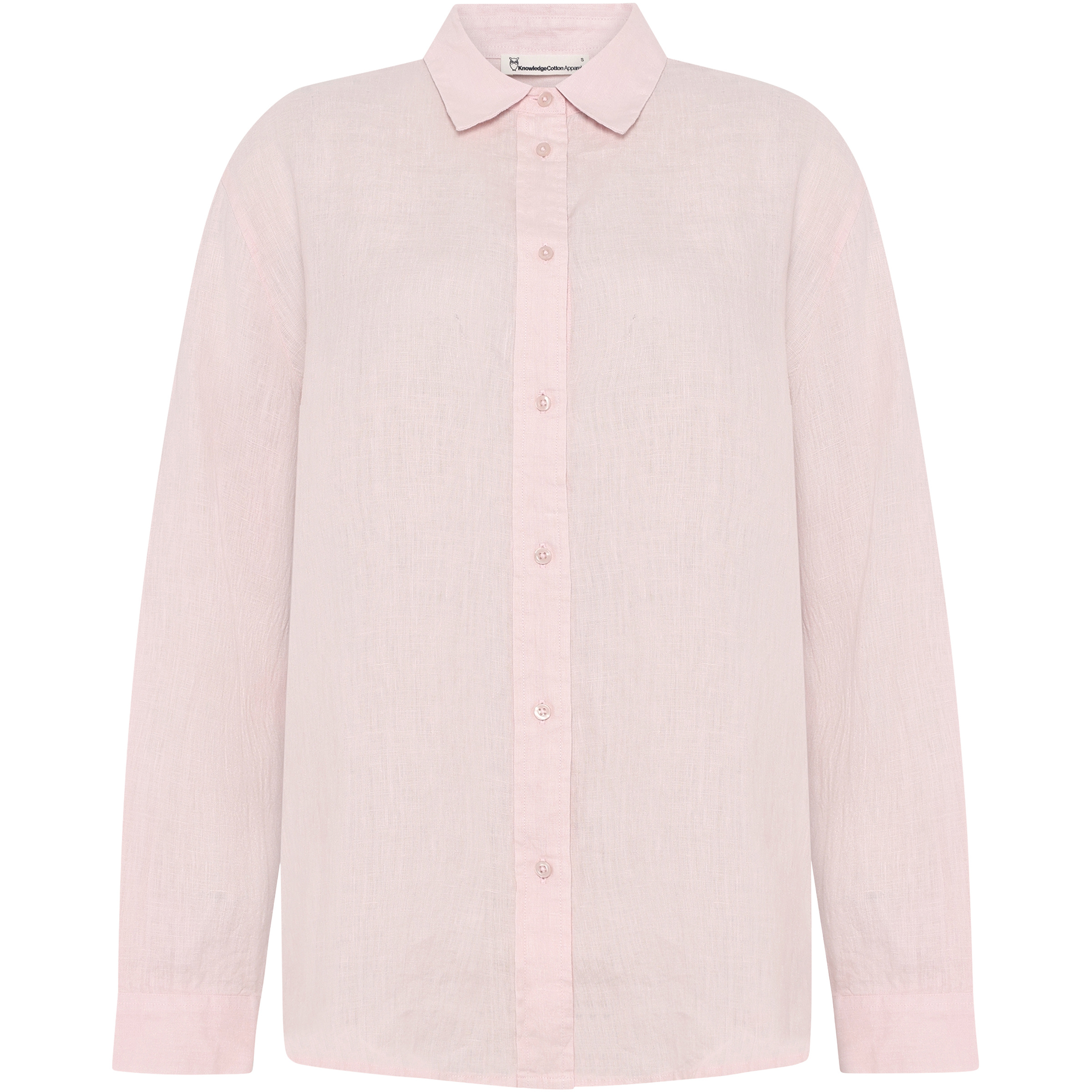 KnowledgeCotton Apparel Loose Linen Damen Blusen rosa Größe XS Lifestyle Hautfreundlich