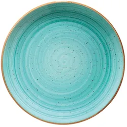 12 x Bonna Aura Aqua Gourmet Teller flach 21cm
