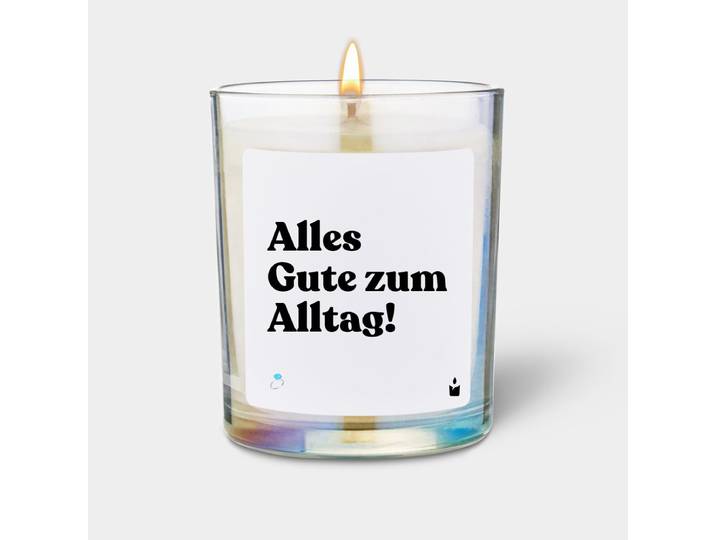 Duftkerze Rainbow Woody Alles Gute zum Alltag!