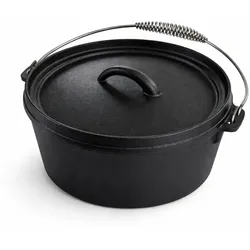 Patton Dutch Oven aus Gusseisen für Grill & Kamado - Ø 24 cm