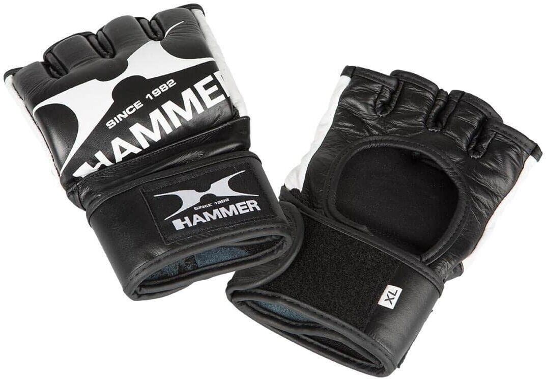 Boxhandschuhe HAMMER "Boxhandschuhe MMA Fight II XL", schwarz, Boxhandschuhe, Boxhandschuhe schwarz Einheitsgröße
