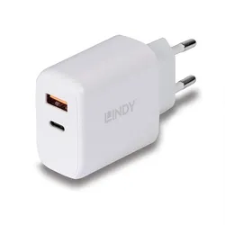Lindy 73424 Ladegerät für Mobilgeräte Universal Weiß AC Schnellladung Drinnen