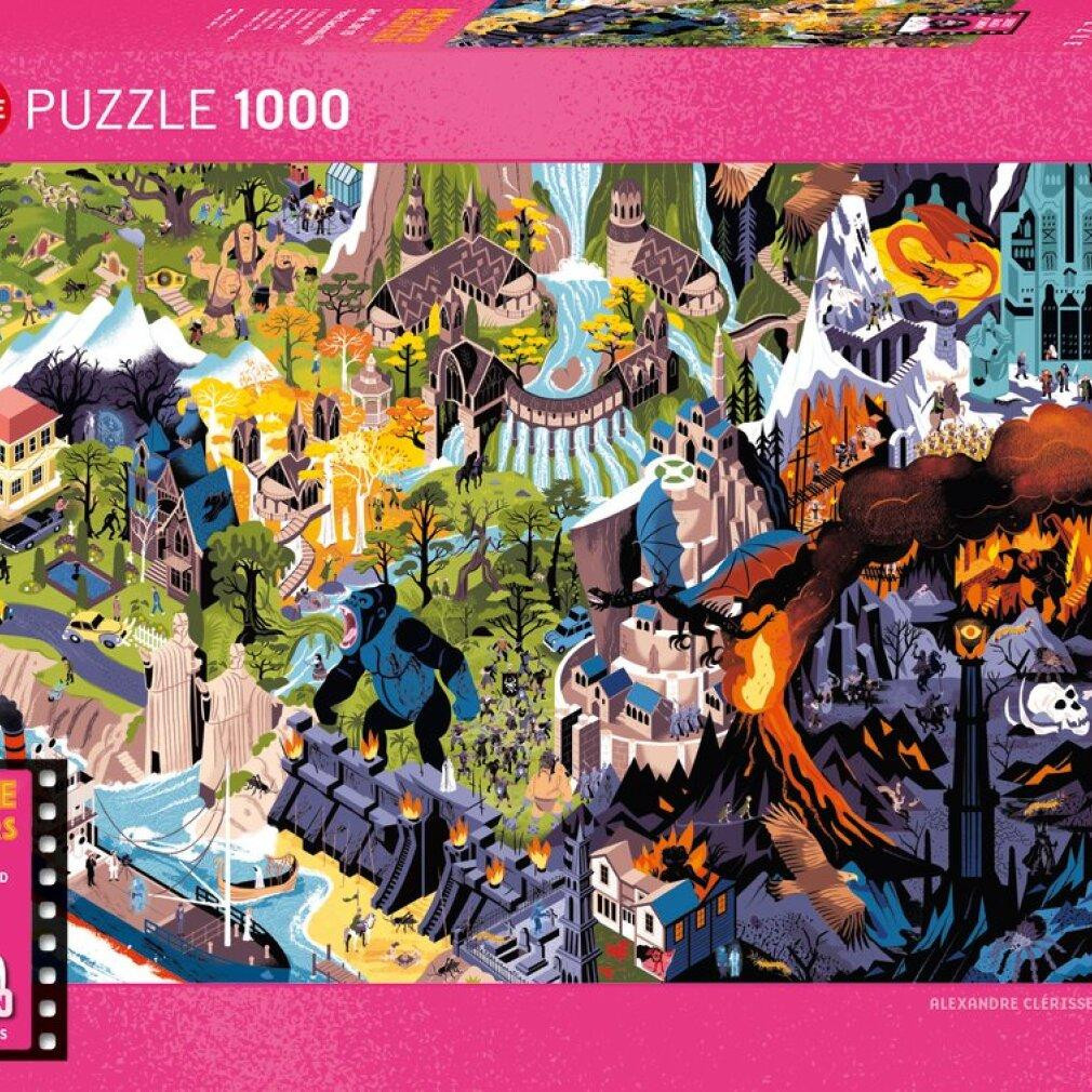Heye Puzzel van 1000 stukjes gebaseerd op de films van Peter Jackson