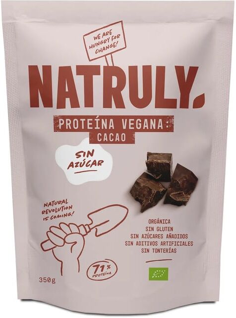 Natruly NATURAL PROTEÍNA VEGANA CACAO 350g Cacao