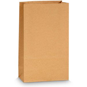 BB-Verpackungen Papiertüten 17447, braun, 18 x 30 x 9cm, 250 Stück