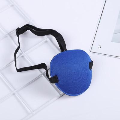 Inspired Deals One Eyed Dragon Amblyopia Eye Patch Pirate Eye Patch For Kids Soft Adjustable Single Eye Mask blue