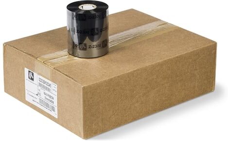 Cinta cera Zebra 2300 02300BK08345 83mm x 450M