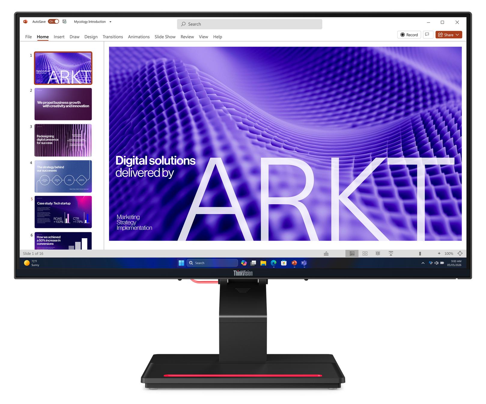 Lenovo ThinkVision T24D-4t Monitor, 60,5 cm (23.8"), 1920 x 1080 Pixel, Full HD, LCD, 6 ms, Schwarz