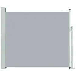vidaXL Ausziehbare Seitenmarkise 100x300 cm Grau