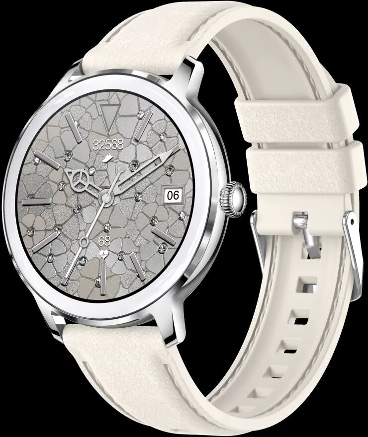 INF Smartwatch mit Puls-, Blutdruck- und Blutsauerstoffmessgerät Silber