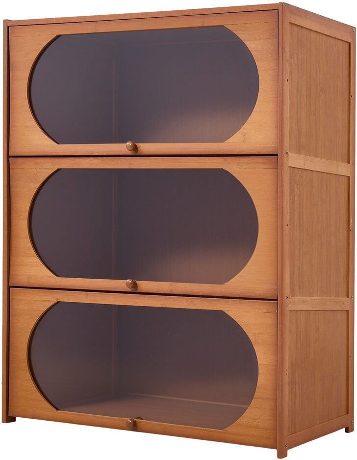 Norden Home Bookcase Nature Wood 101.5 cm H x 80 cm W x 33 cm D x