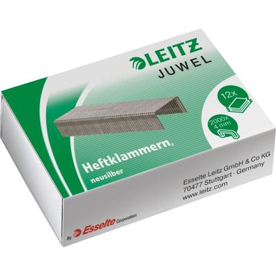 LEITZ Heftklammern Juwel 4mm neusilber VE=2000 Stück