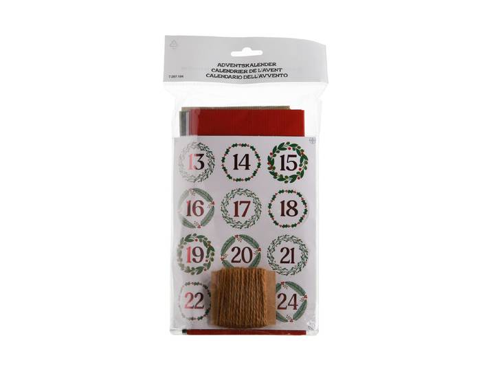Adventskalender Beutel 105x60x210mm