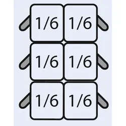 SARO  Nudelkorbset: 6 x 1/6 GN