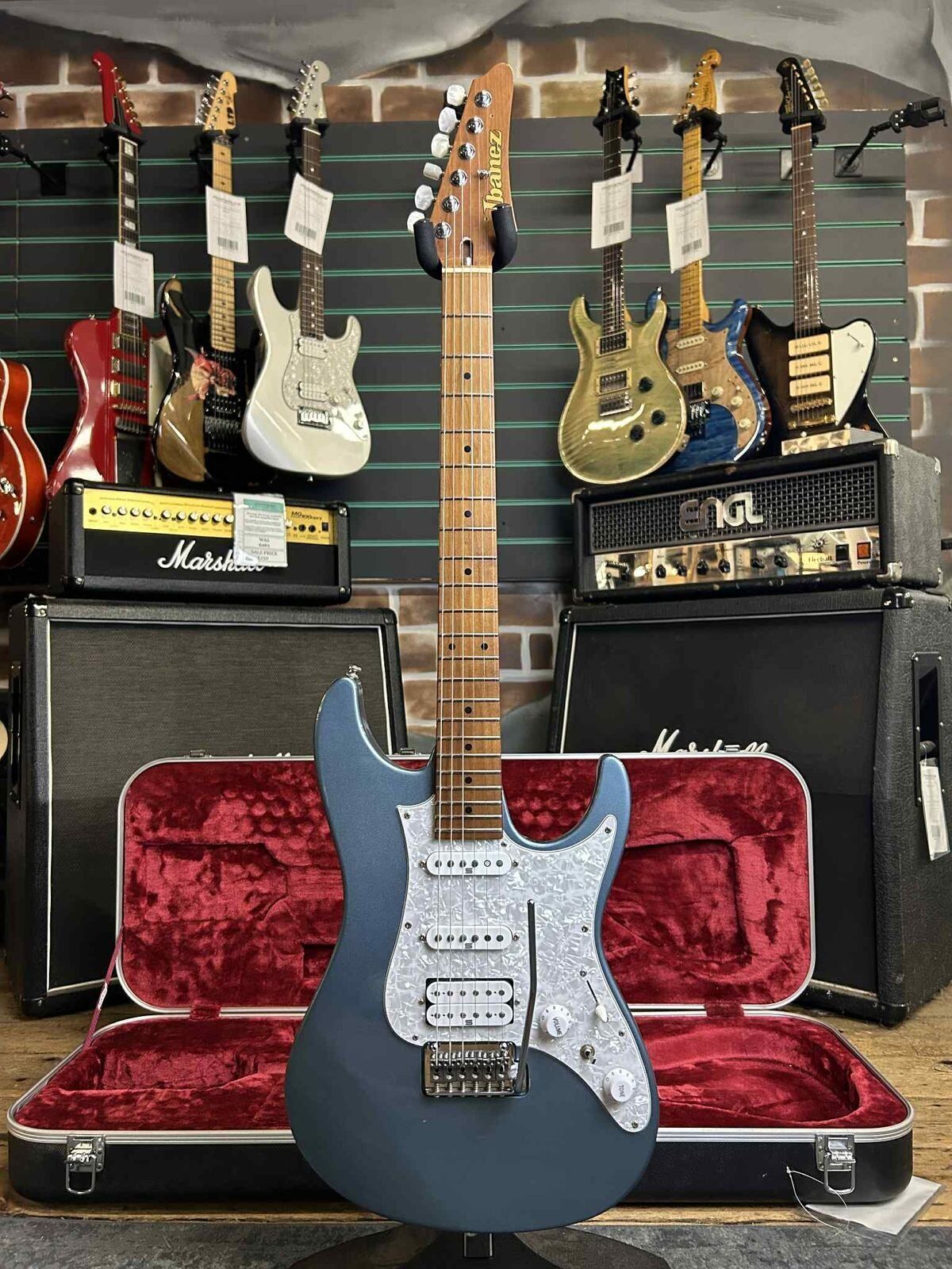 Ibanez AZ2204-ICM Ice Blue Metallic 2018 Electric Guitar   Blue Metallic - Refurbished