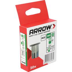 Arrow Tool Group 762669 Blindnietmutter (Ø x L) 6 mm x 10.5 mm M4 Aluminium Aluminium RN M4 6 x 10,5 ALU 20ST 20 St.