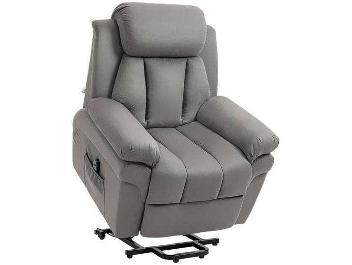 Fauteuil releveur électrique – Inclinable 150° avec aide au lever – Pour salon et repos – Gris