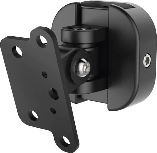 Hama 00220887 Lautsprecher-Wandhalterung Schwenkbar Wandabstand (max.): 76mm Schwarz 1St.