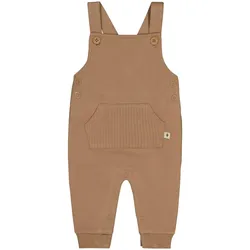 Feetje Sweat-Latzhose mit Tasche, braun, 80