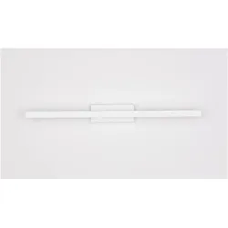Nova Luce, Deckenleuchte, FLAT LED Wandleuchte Weiss 18W IP44 Warmweiss 63x9x7,5cm 787012 (1500 lm)