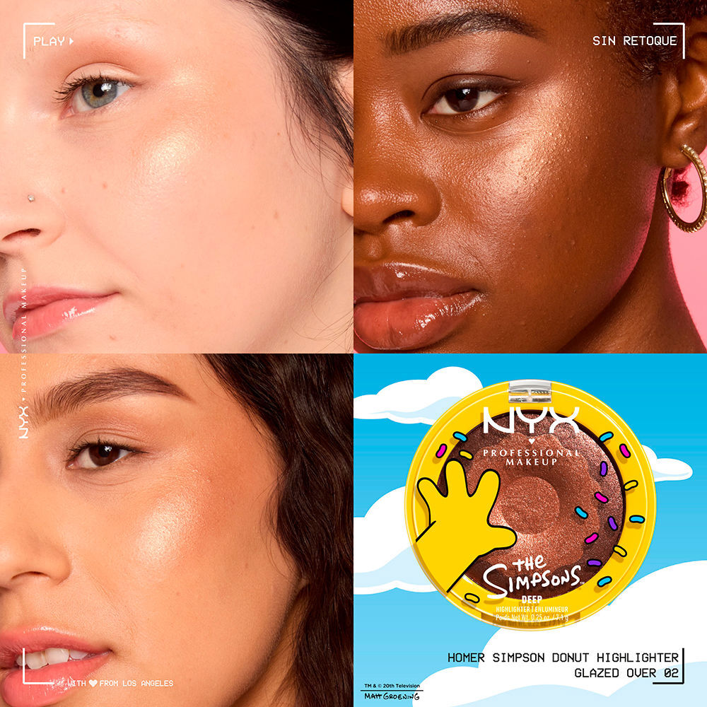 Nyx Professional Make Up Surligneur Les Simpson Donut #Deep