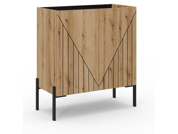 Neo buffet 2 portes\, chêneReproduction.