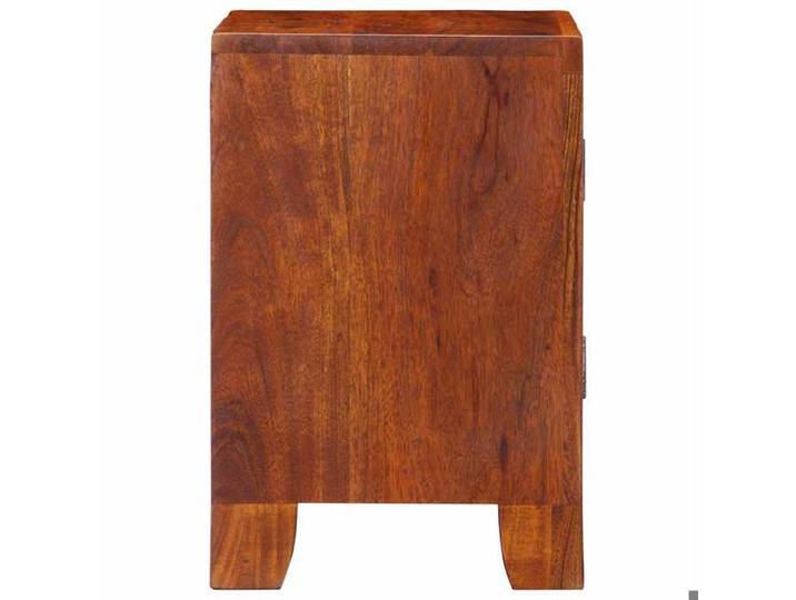 {Brun}Table moderne - Table de chevet/lit - Lot de 2 - 40x30x45 cm bois d'acacia massif - Cadre robuste_9034