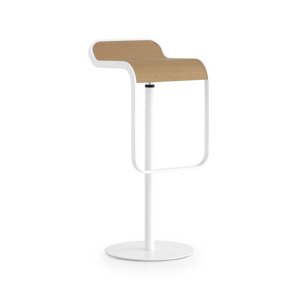 Lapalma Lem Outdoor Barhocker (tortora lackiert, Polyurethan schwarz) tortora lackiert | Polyurethan schwarz ES8125PN