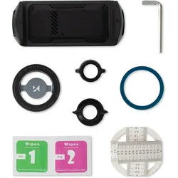 Wozinsky WTY0YS1 Magnethalterung, 360° drehbar, solide, für Telefon und Tablet - grau, Smartphone Halterung, Silber, Grau