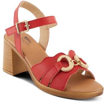 Women's Sardinia Sandal by Spring Step in Red (Size 38 M)