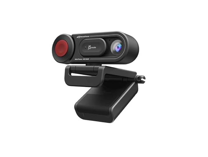 j5create JVU250-N Webcam HD avec mise au point automatique et manuelle