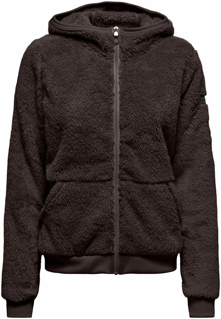 ONLY PLAY Veste zippée duveteuse, coupe droite