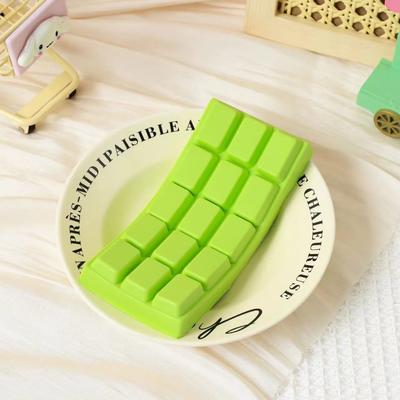 Uplift Picks Realistic Chocolate Slow Rebound Squishy Toy For Relaxing Desk Breaks Daily green