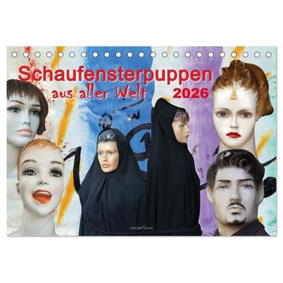 Schaufensterpuppen aus aller Welt (Tischkalender 2026 DIN A5 quer), CALVENDO Monatskalender