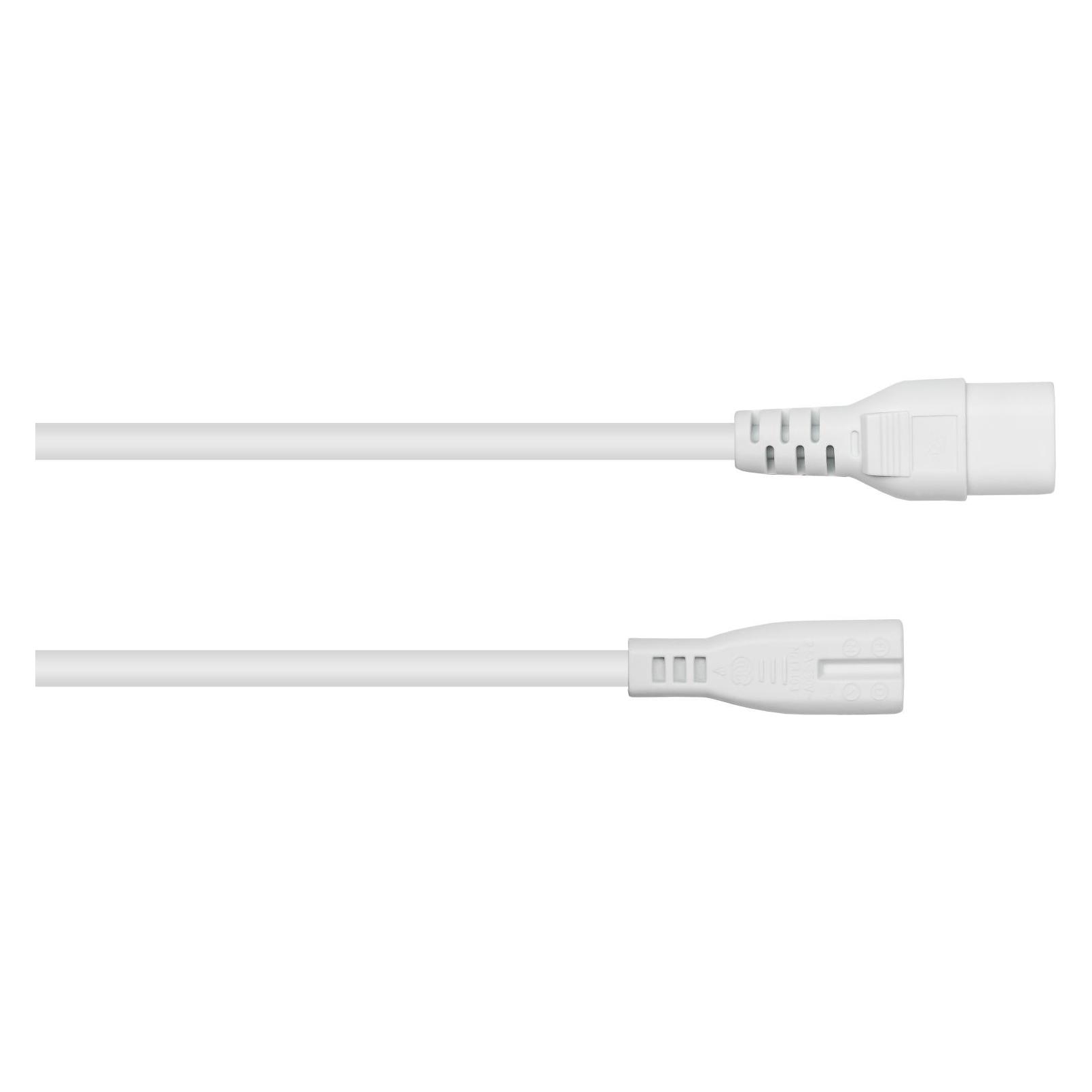 Kabelmeister Euro-Verläng. Stecker C8 an C7, weiss, 0,1m (0.10 m, CEE 7/3) (SK0870-W001)