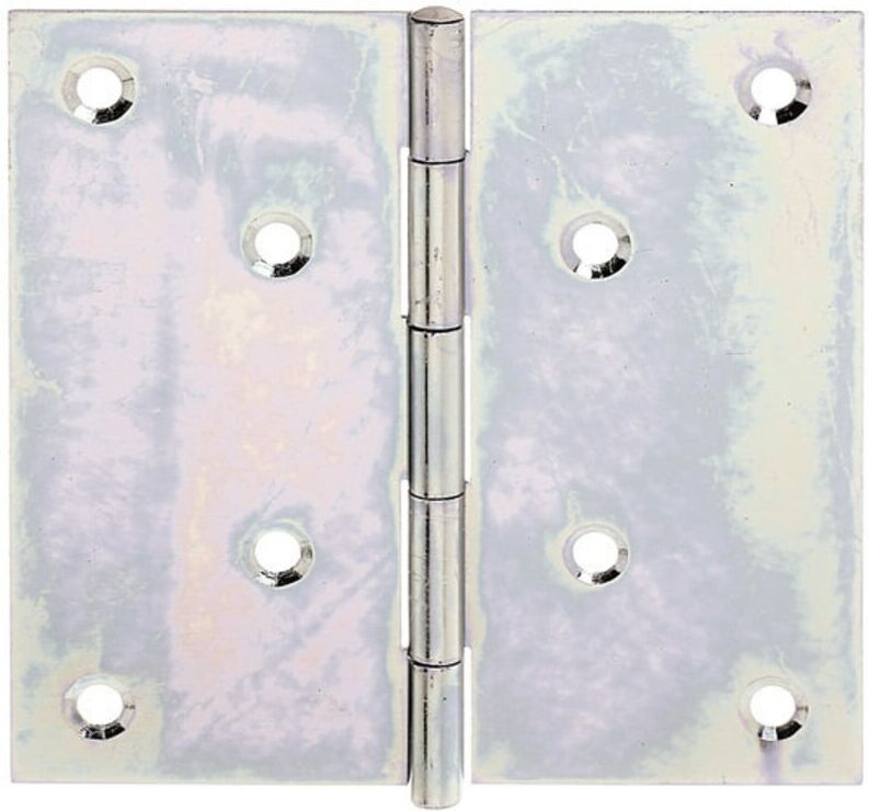 GAH Alberts Tür-Scharnier quadrat., B100xH100mm mit vern. Edelstahlstift (346027)