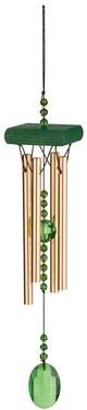 Regal Art & Gifts Regal Art & Gift 16 Inch Crystal Chime - Green