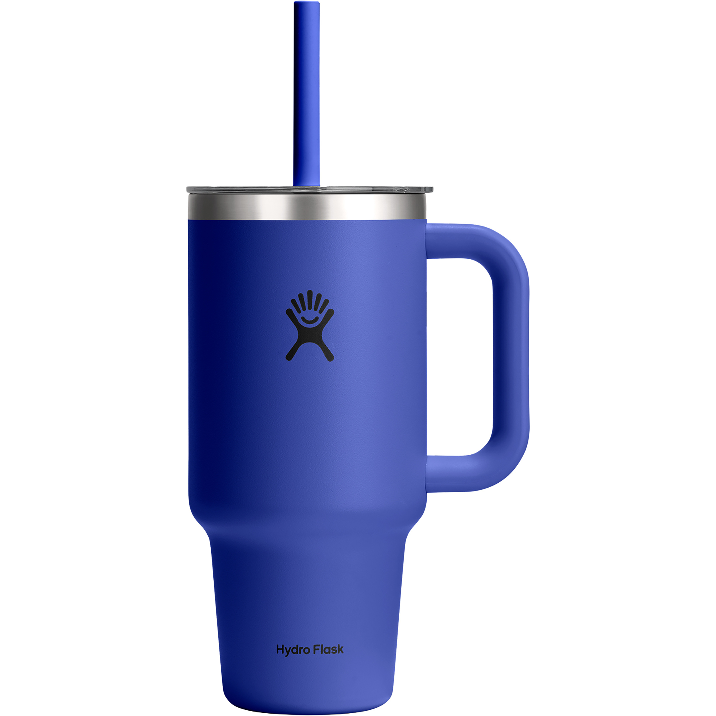 Hydro Flask 32oz Travel Tumbler Clear Lid Isolierbecher Isolierflaschen blau Größe 0.946L Camping