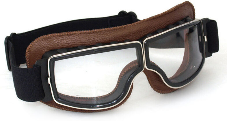 Occhiali Moto Customa Harisson SHADOW Marrone taglia unica