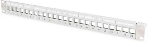 Digitus 24 Port Netzwerk-Patchpanel 483 mm (19 ) Unbestückt 1 HE Unbestückt